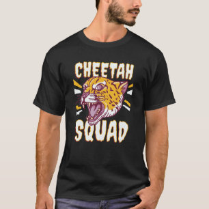 T-shirt Cheetah Squad Chat le plus rapide Cheetah