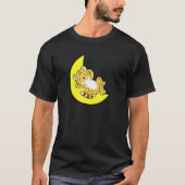 T-shirt Cheetah Tired Nap All Day Sleep All Night Cute Che (Devant)