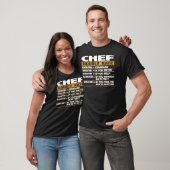 T-shirt Chef à l'heure (Unisexe)