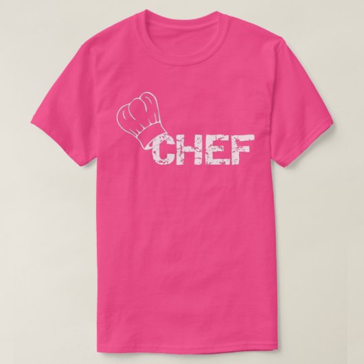 T-shirt Chef Accueil Cuisinier Aimer à cuisiner (Design devant)