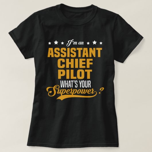 T-shirt Chef adjoint (Design devant)