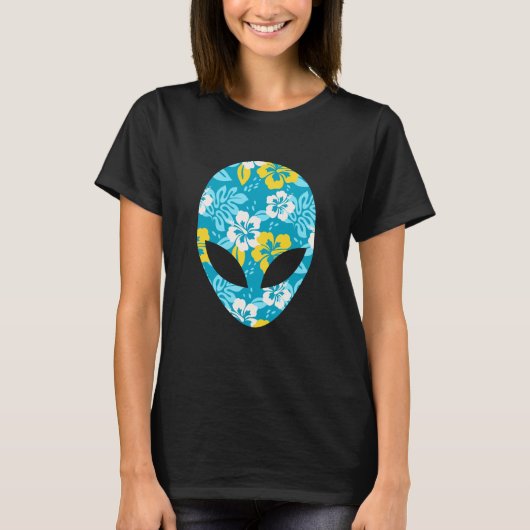 T-shirt Chef Alien hawaïen - Drôle Alien (Devant)
