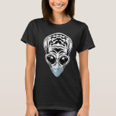 T-shirt Chef Alien UFO Masque visage Je crois Aliens UFO (Devant)