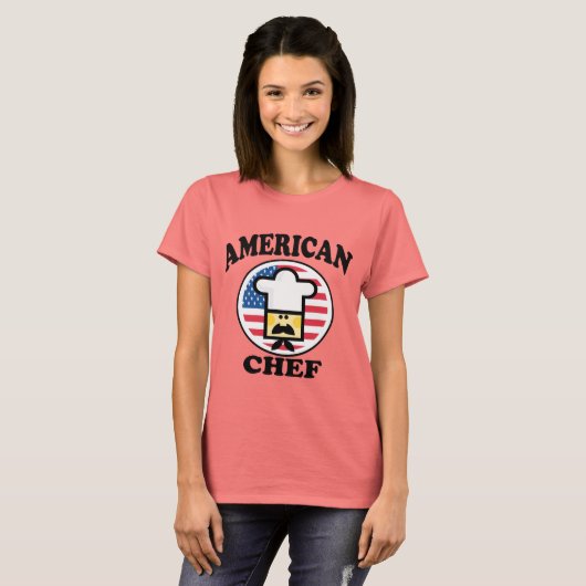 T-shirt Chef américain (Devant entier)