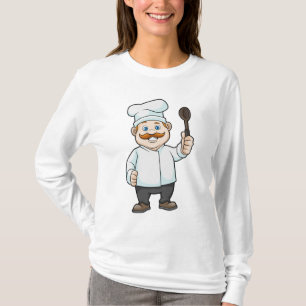 T-shirt Chef avec casquette et cuillère à soupe du chef