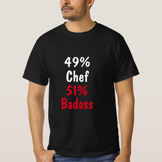 T-shirt Chef Badass (Devant)