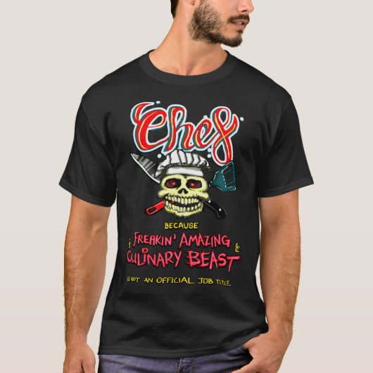 T-shirt Chef baking pirate birthday gift (Devant)
