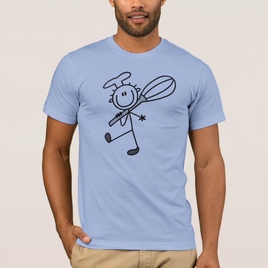 T-shirt Chef Bâtonnet Avec Fouet (Devant)