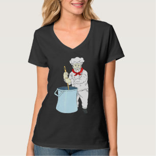 T-shirt Chef Casquette Cuisine Ustensiles Cuisiner Foodie