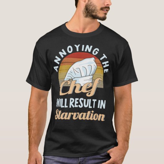 T-shirt Chef Chef Kitchen Restaurant Funny birthday dope (Devant)