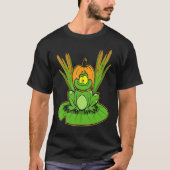 T-shirt Chef Citrouille grenouille Lazy Costume d'Hallowee (Devant)