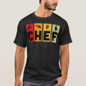 T-shirt Chef colorful funny pampered chef (Devant)