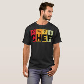 T-shirt Chef colorful funny pampered chef  (Devant entier)
