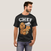 T-shirt Chef Cooking Funny Culinary Kitchen space theme 8 (Devant entier)