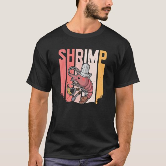 T-shirt Chef crevette de la mer (Devant)