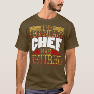 T-shirt Chef Cuisine retraitée