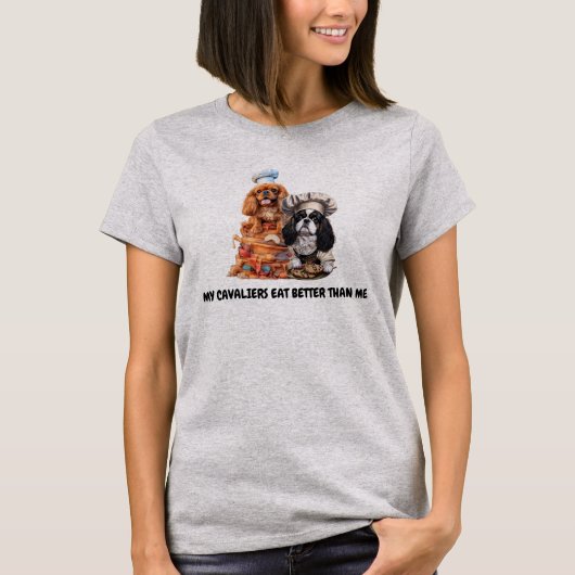 T-shirt Chef Cuisine Tricolor et Ruby (Devant)