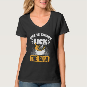 T-shirt Chef cuisine Vintage Life Est À Court Lick Bow