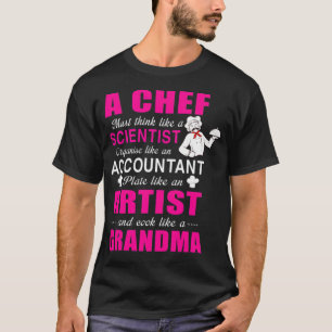 T-shirt Chef Cuisinier de construction écaveuse donut cade