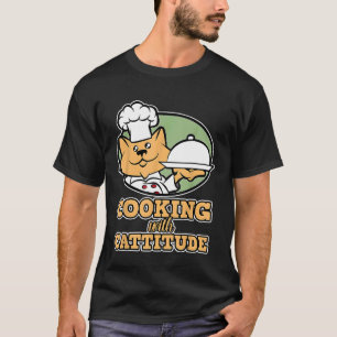 T-shirt Chef Cuisinière Chemise Pour Hommes Cuisine Avec C