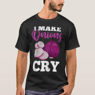 T-shirt Chef Culinaire Cuisine Je Fais Pleurer Les Oigno