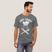 T-shirt Chef Daddy Best Dad Ever Culinary Cooking Baking F (Devant entier)