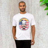 T-shirt Chef de bienvenue avec drapeau américain
