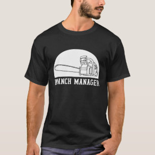T-shirt Chef De Branche De Scie À Chaîne Lumberjack Et Log