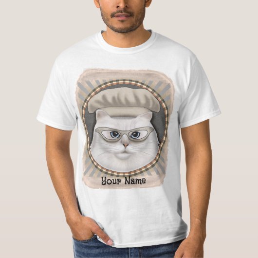 T-shirt Chef de chat perse (Devant)