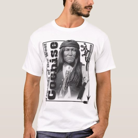T-shirt Chef de Cochise Chiricahua Apache (Devant)