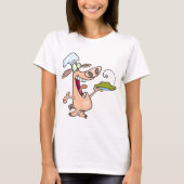T-shirt Chef De Cochon Avec Nourriture (Devant)