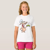 T-shirt Chef De Cochon Avec Nourriture (Devant entier)