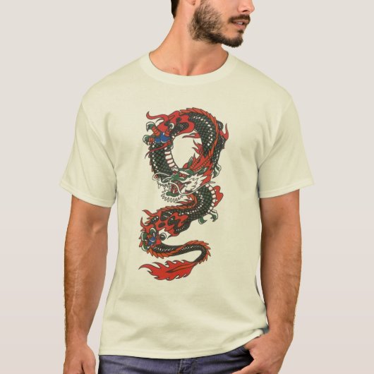 T-shirt Chef de dragon (Devant)