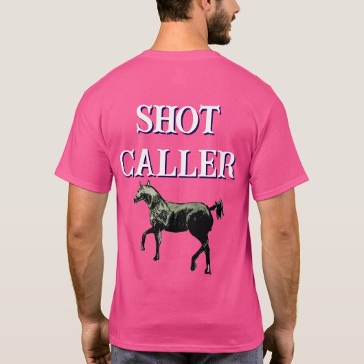 T-Shirt CHEF DE FILE CHEVAL (Dos)
