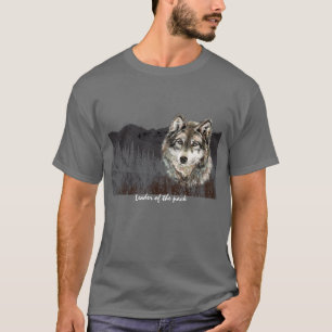 T-shirt Chef de la Fête des pères de pack Humour loup anim