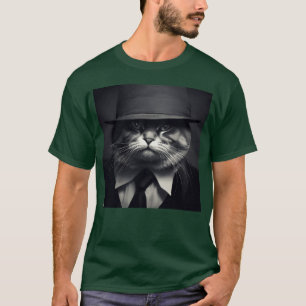 T-shirt Chef de la mafia amis chats