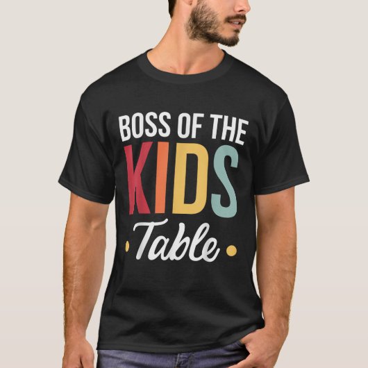 T-shirt Chef De La Table Enfants (Devant)
