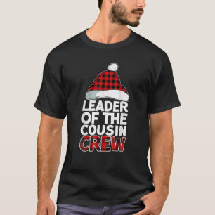 T-shirt Chef De L'Équipage Cousin Christmas Buffalo Red