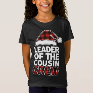 T-Shirt Chef de l'équipage Cousin Christmas Buffalo Red Pl