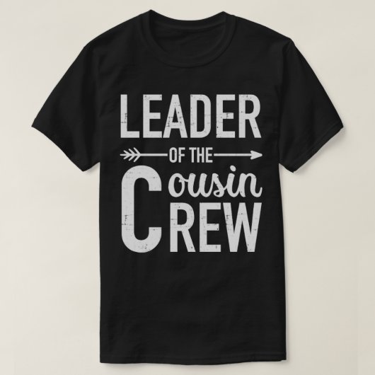 T-shirt Chef de l'équipage du cousin1 (Design devant)
