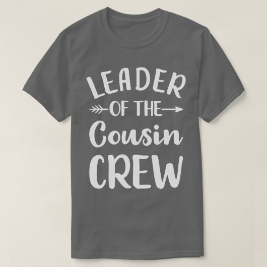 T-shirt Chef de l'équipage du cousin 2 (Design devant)
