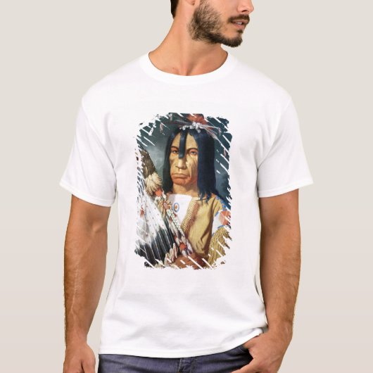 T-shirt Chef de Natif américain du peuple de Cree du (Devant)