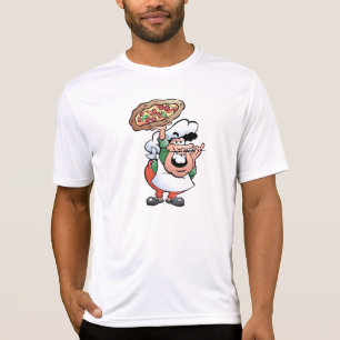 T-shirt Chef de pizza italien classique dessin animé