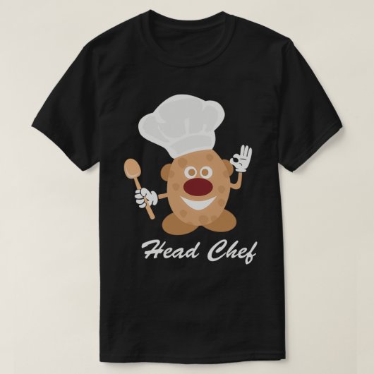 T-shirt Chef de pomme de terre (Design devant)