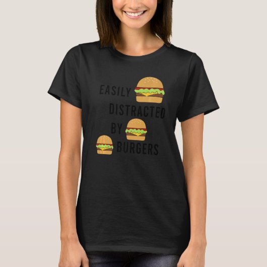 T-shirt Chef de restauration rapide Citation Burger Manger (Devant)