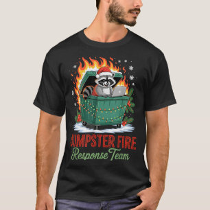 T-shirt Chef d'équipe de réponse aux incendies de benne de