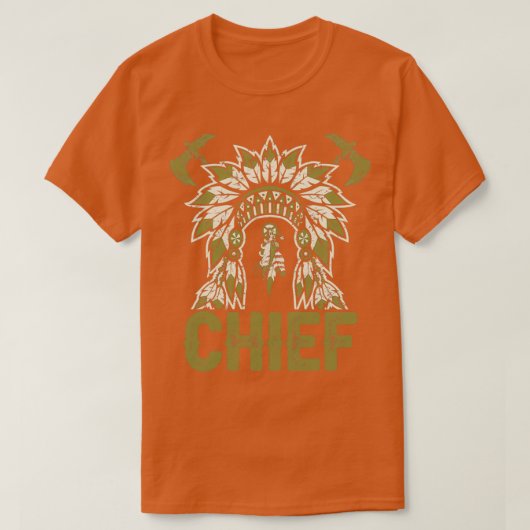 T-shirt Chef des devis amérindiens (Design devant)