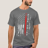 T-shirt Chef des pompiers Chef des pompiers (Devant)