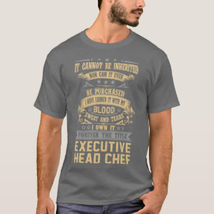 T-shirt Chef Directeur Chef Pour Toujours Le Titre Job Cad