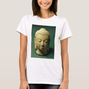 T-shirt Chef du Bouddha, Sarnath (grès)